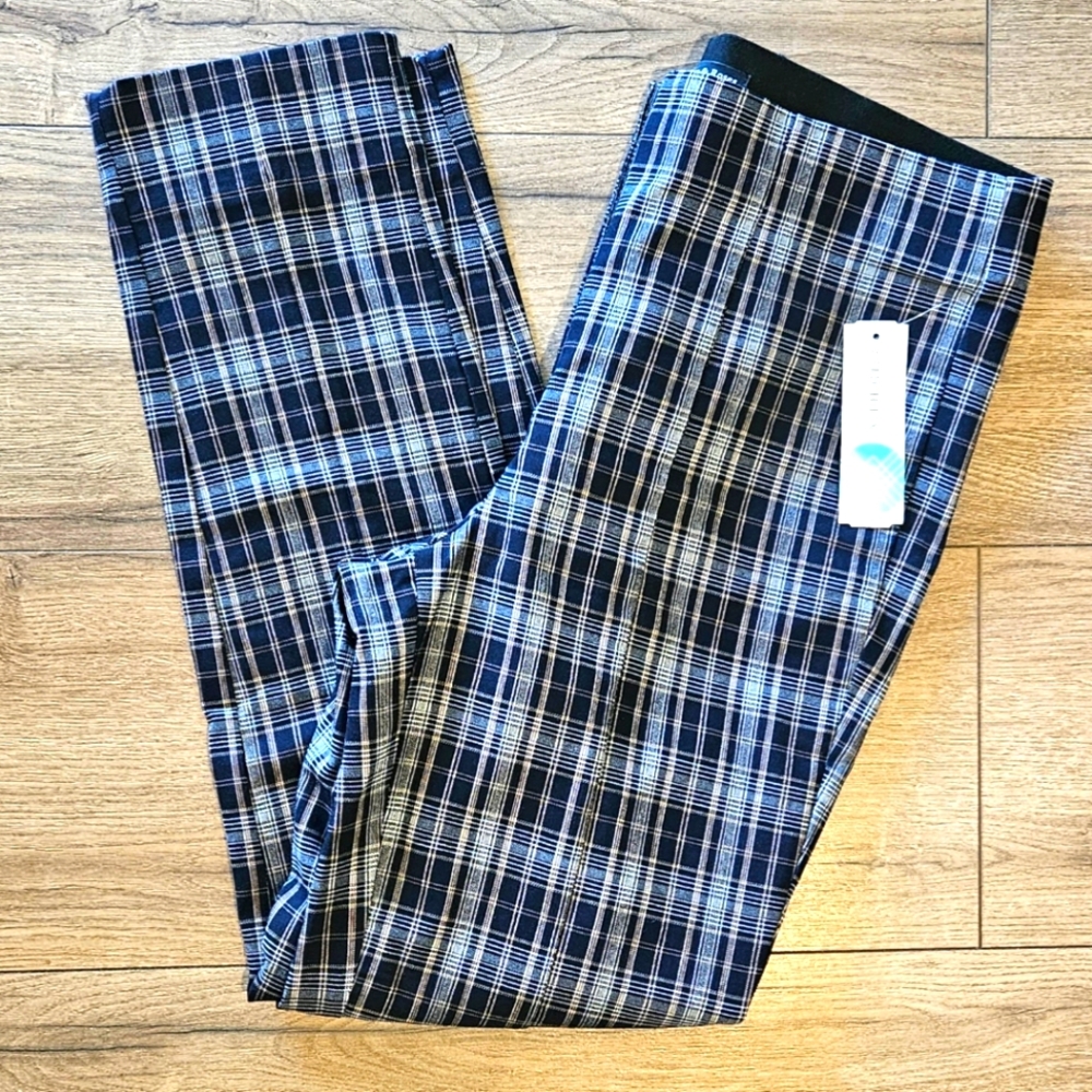 NWT'S - VIOLETS ANDROSES - Mid-Rise Back Slit Skinny Pull-on Pants - Size 10